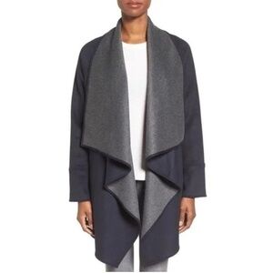 Michael Kors Burgundy Wool Coat